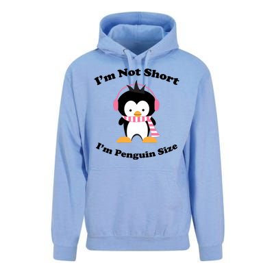 I'm Not Short I'm Penguin Size Unisex Surf Hoodie