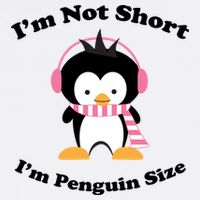 I'm Not Short I'm Penguin Size Garment-Dyed Sweatshirt