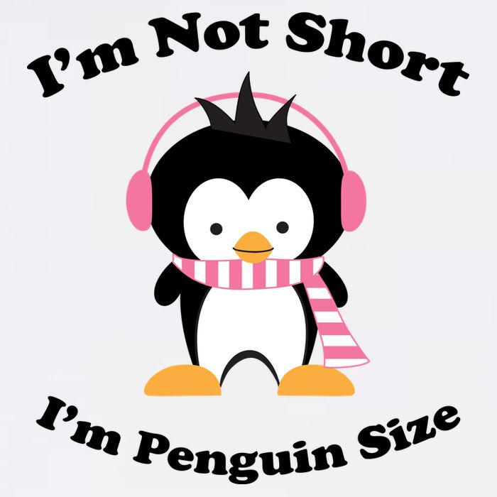 I'm Not Short I'm Penguin Size Garment-Dyed Sweatshirt