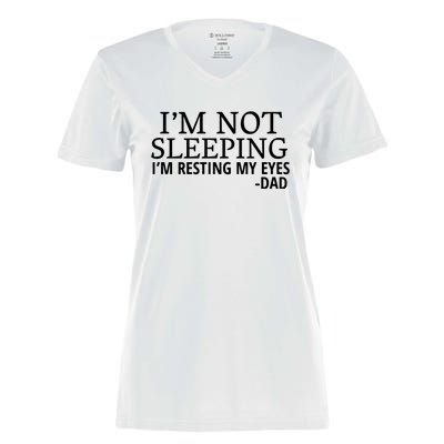 I'm Not Sleeping I'm Resting My Eyes Women's Momentum V-Neck T-Shirt