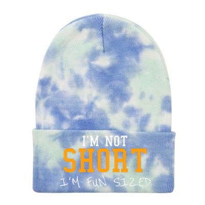 IM Not Short IM Fun Sized Tie Dye 12in Knit Beanie