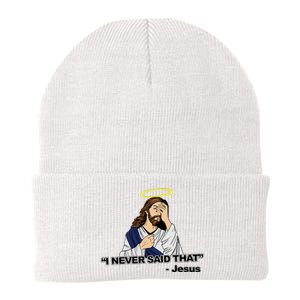 I Never Said That Funny Jesus Christian Knit Cap Winter Beanie