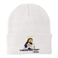 I Never Said That Funny Jesus Christian Knit Cap Winter Beanie