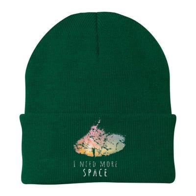 I Need Space Night Sky Funny Astronomy Science Galaxy Stars Knit Cap Winter Beanie