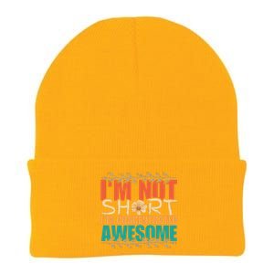 IM Not Short IM Just Concentrated Awesome Funny Knit Cap Winter Beanie