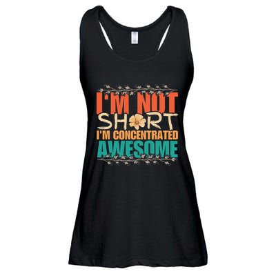 IM Not Short IM Just Concentrated Awesome Funny Ladies Essential Flowy Tank