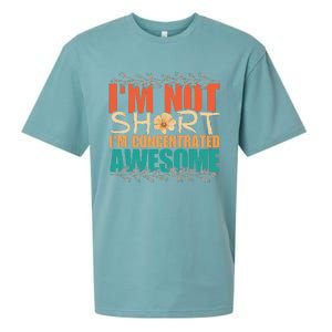 IM Not Short IM Just Concentrated Awesome Funny Sueded Cloud Jersey T-Shirt