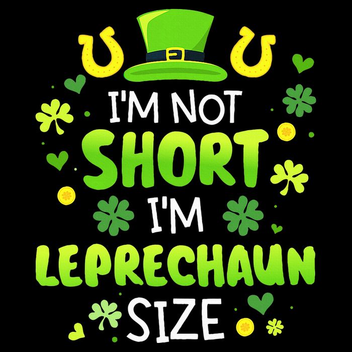 Im Not Short Im Leprechaun Size St Patricks Day Bucket Hat