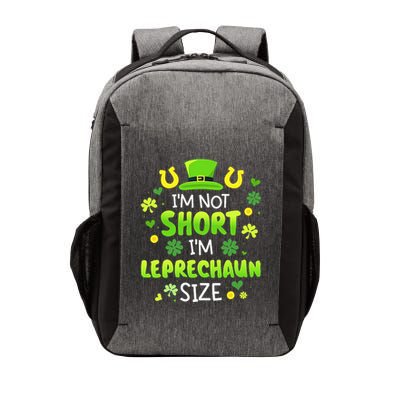 Im Not Short Im Leprechaun Size St Patricks Day Vector Backpack