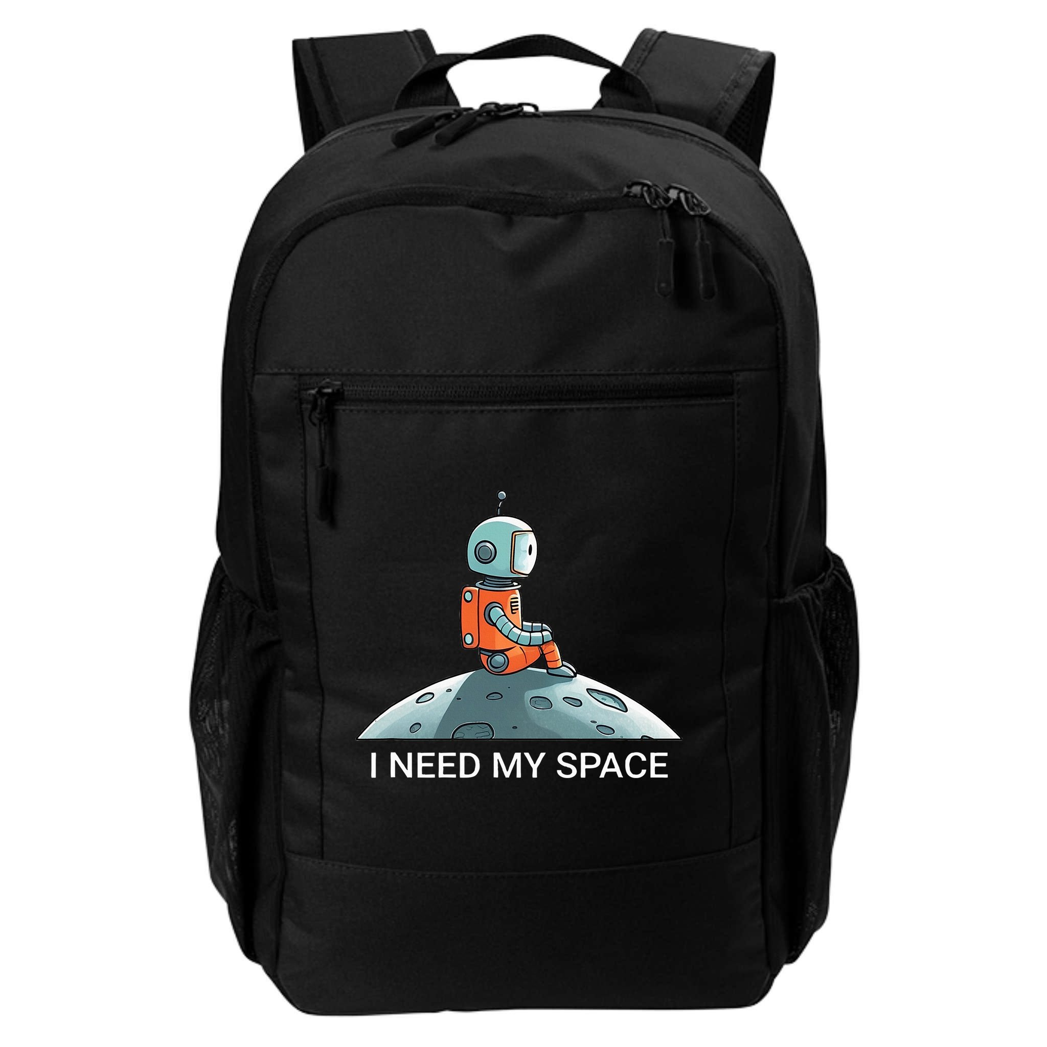 I Need Space Graphic Saying Backpack