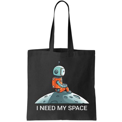 I Need Space Graphic Saying Bag