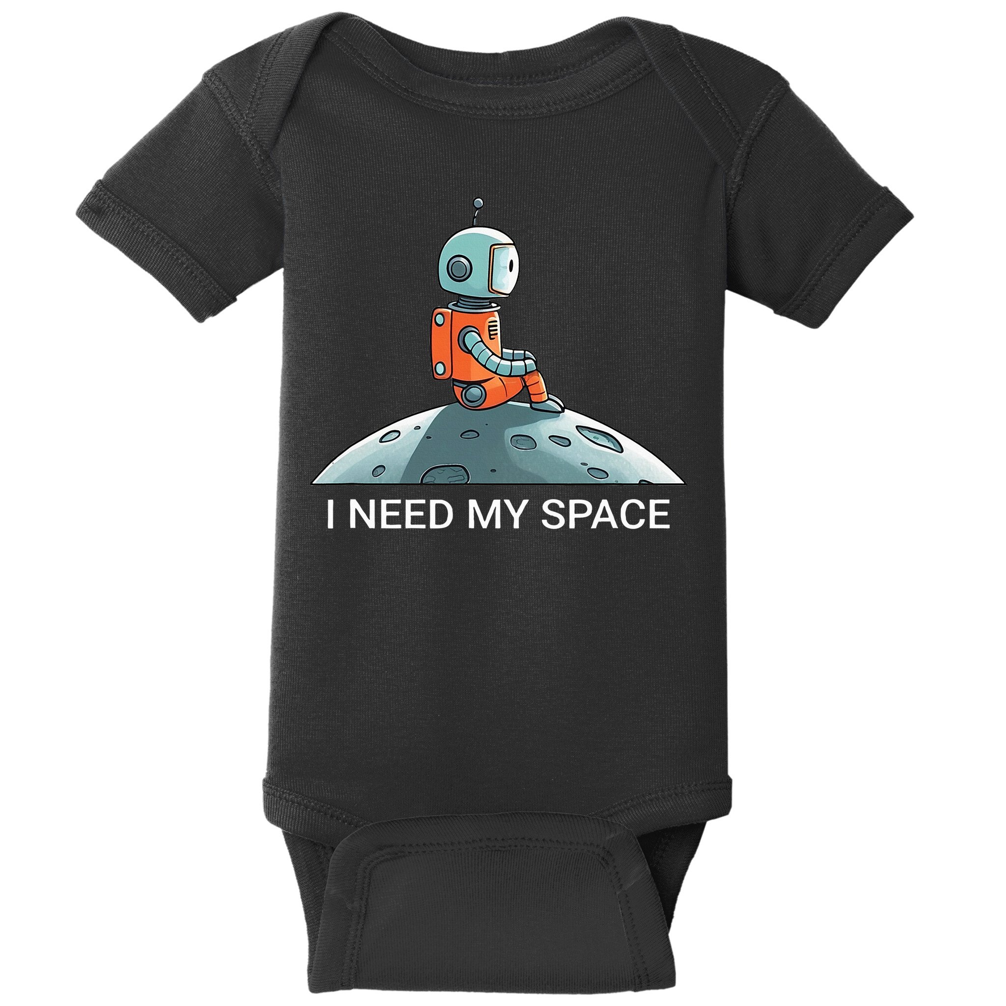 I Need Space Graphic Saying Baby Bodysuit