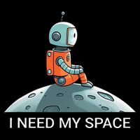 I Need Space Graphic Saying Baby Bodysuit