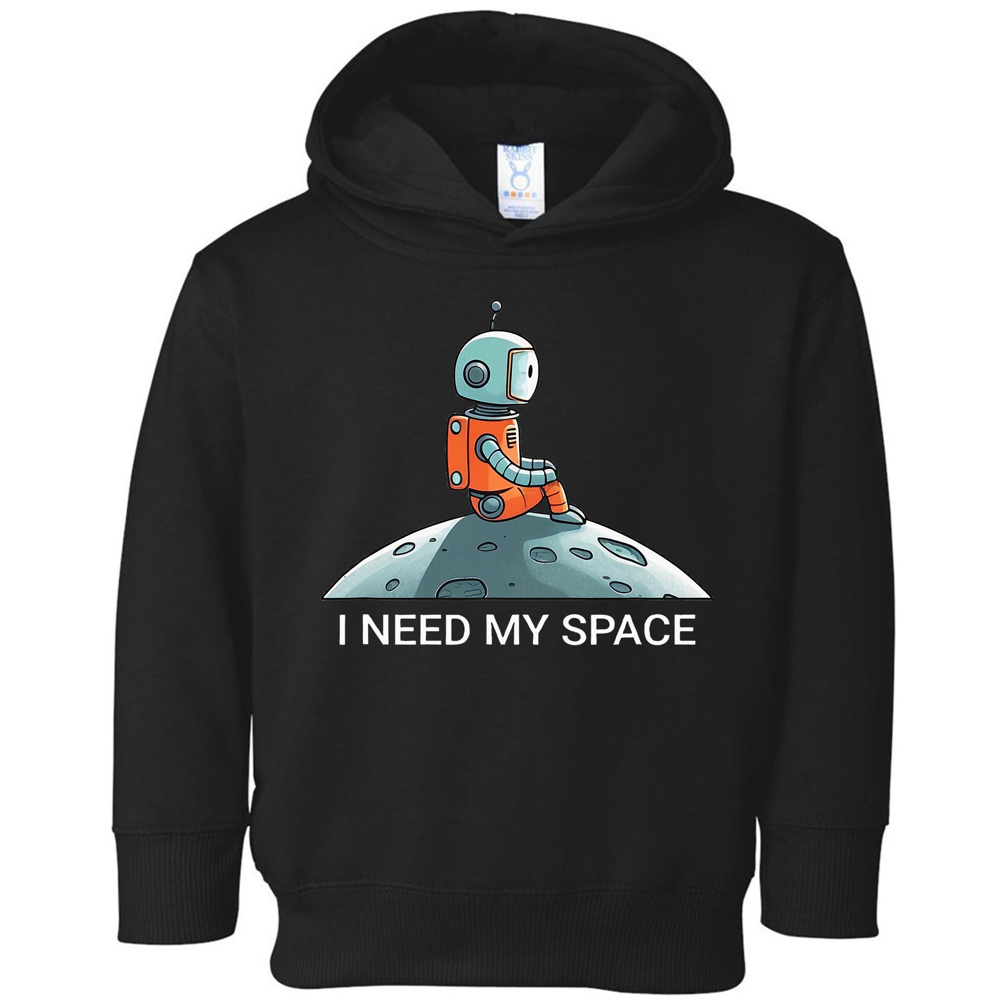 I Need Space Graphic Saying Toddler Hoodie