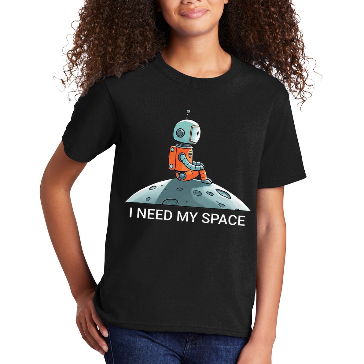 I Need Space Graphic Saying Kids T-Shirt