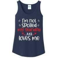 Im Not Spoiled My Grandpa Loves Me Funny Best Friend Ladies Essential Tank