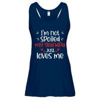 Im Not Spoiled My Grandpa Loves Me Funny Best Friend Ladies Essential Flowy Tank