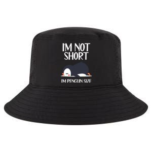 Im Not Short Im Penguin Size Funny Cool Comfort Performance Bucket Hat