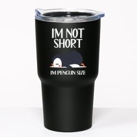 Im Not Short Im Penguin Size Funny Tumbler