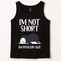Im Not Short Im Penguin Size Funny Tank Top