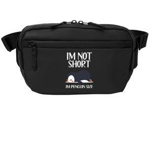 Im Not Short Im Penguin Size Funny Crossbody Pack