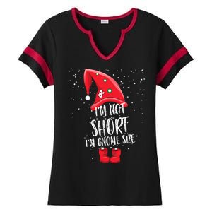 I'm Not Short I'm Gnome Size Ladies Halftime Notch Neck Tee