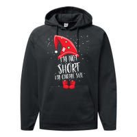 I'm Not Short I'm Gnome Size Performance Fleece Hoodie