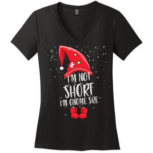 I'm Not Short I'm Gnome Size Women's V-Neck T-Shirt