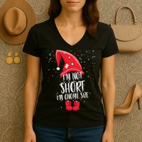 I'm Not Short I'm Gnome Size Women's V-Neck T-Shirt
