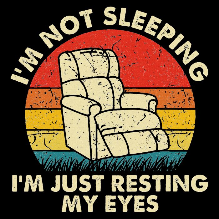 IM Not Sleeping IM Just Resting My Eyes Fathers Dad Joke Wool Snapback Cap