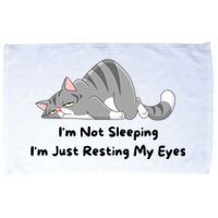 I'm Not Sleeping I'm Just Resting My Eyes Microfiber Hand Towel