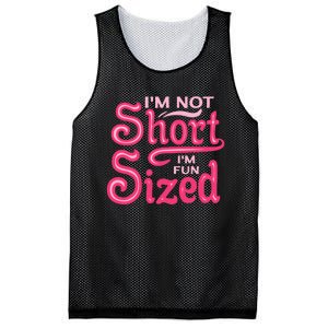 Im Not Short Im Fun Sized Mesh Reversible Basketball Jersey Tank