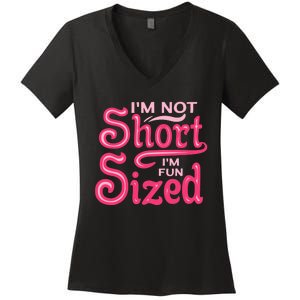 Im Not Short Im Fun Sized Women's V-Neck T-Shirt