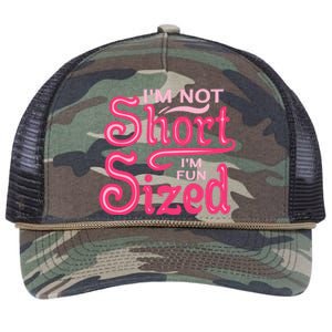 Im Not Short Im Fun Sized Retro Rope Trucker Hat Cap