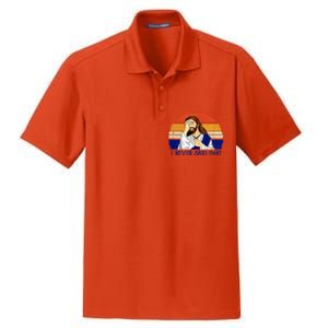 I Never Said That Funny Christian Humor Jesus God Lover Dry Zone Grid Polo