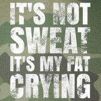 It's Not Sweat It's My Fat Crying Legacy Tie Dye Trucker Hat