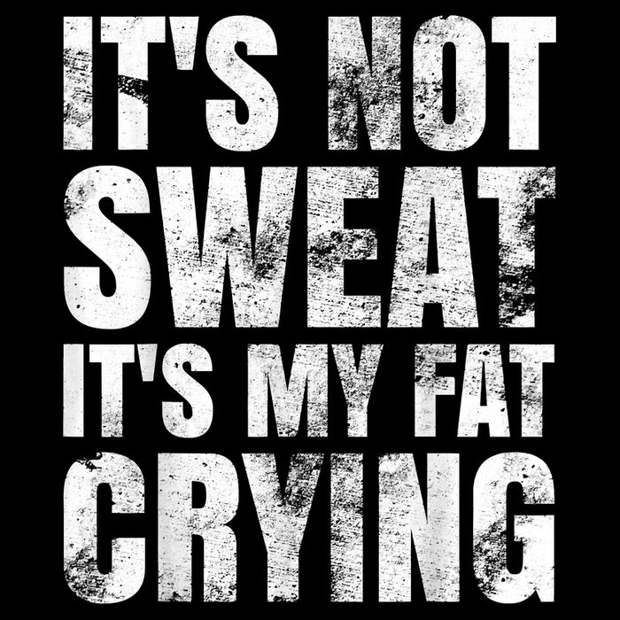 It's Not Sweat It's My Fat Crying 16 in Basic Backpack