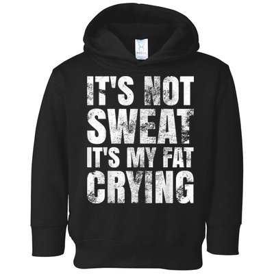 It's Not Sweat It's My Fat Crying Toddler Hoodie