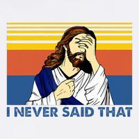 I Never Said That Funny Christian Church Jesus Music Funny Visor