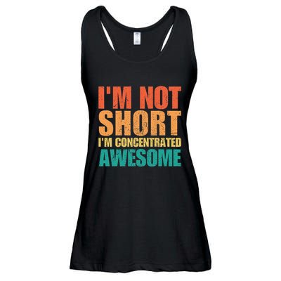 IM Not Short IM Just Concentrated Awesome Funny Ladies Essential Flowy Tank