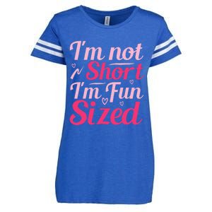 Im Not Short Im Fun Sized Enza Ladies Jersey Football T-Shirt