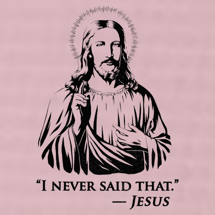 I Never Said That Jesus 25L Jumbo Tote