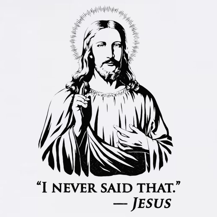 I Never Said That Jesus Cooling Performance Crew T-Shirt