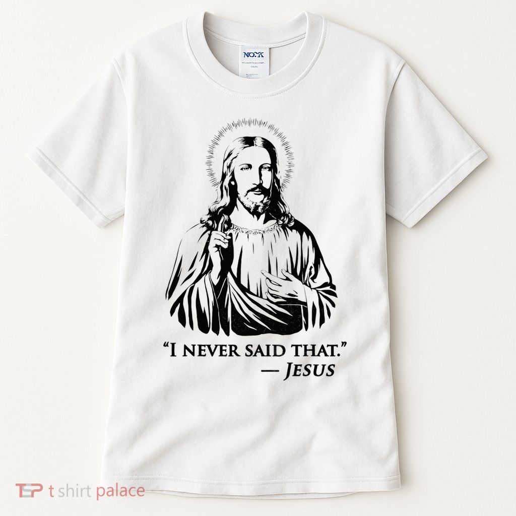 I Never Said That Jesus Tall T-Shirt