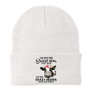 Im Not Sweet Girl Next Door Im The Crazy Heifer Knit Cap Winter Beanie