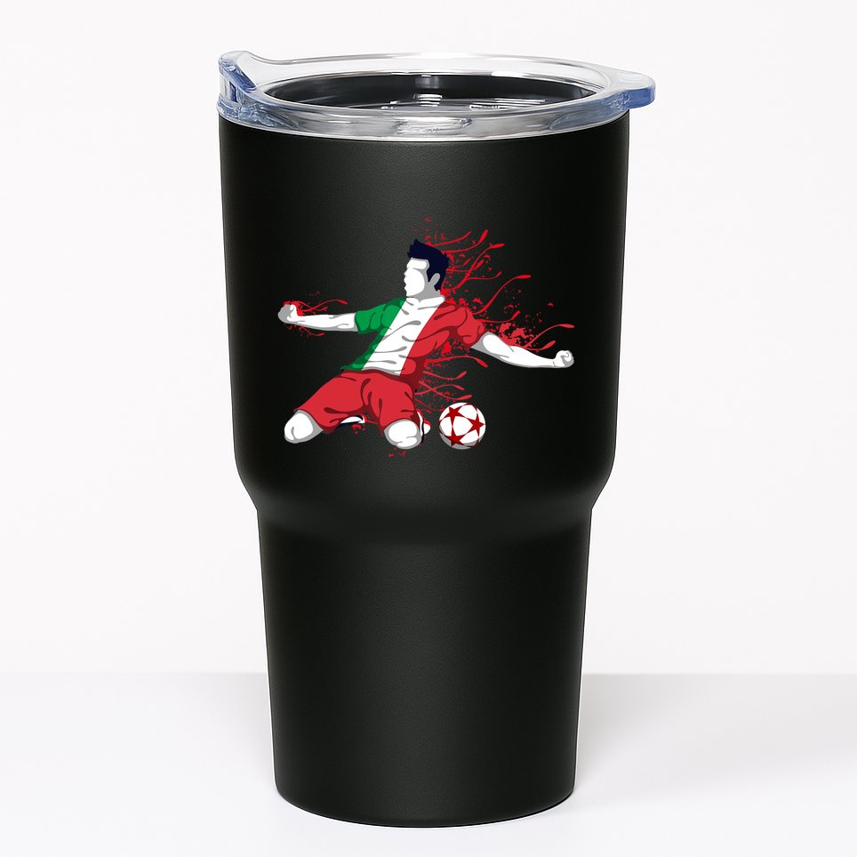 Italy National Soccer Team Jersey Italian Football Gifts Tumbler