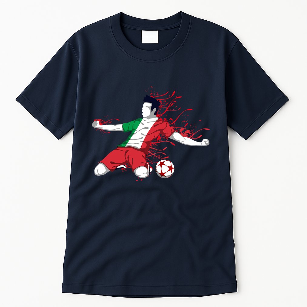 Italy National Soccer Team Jersey Italian Football Gifts Tall T-Shirt