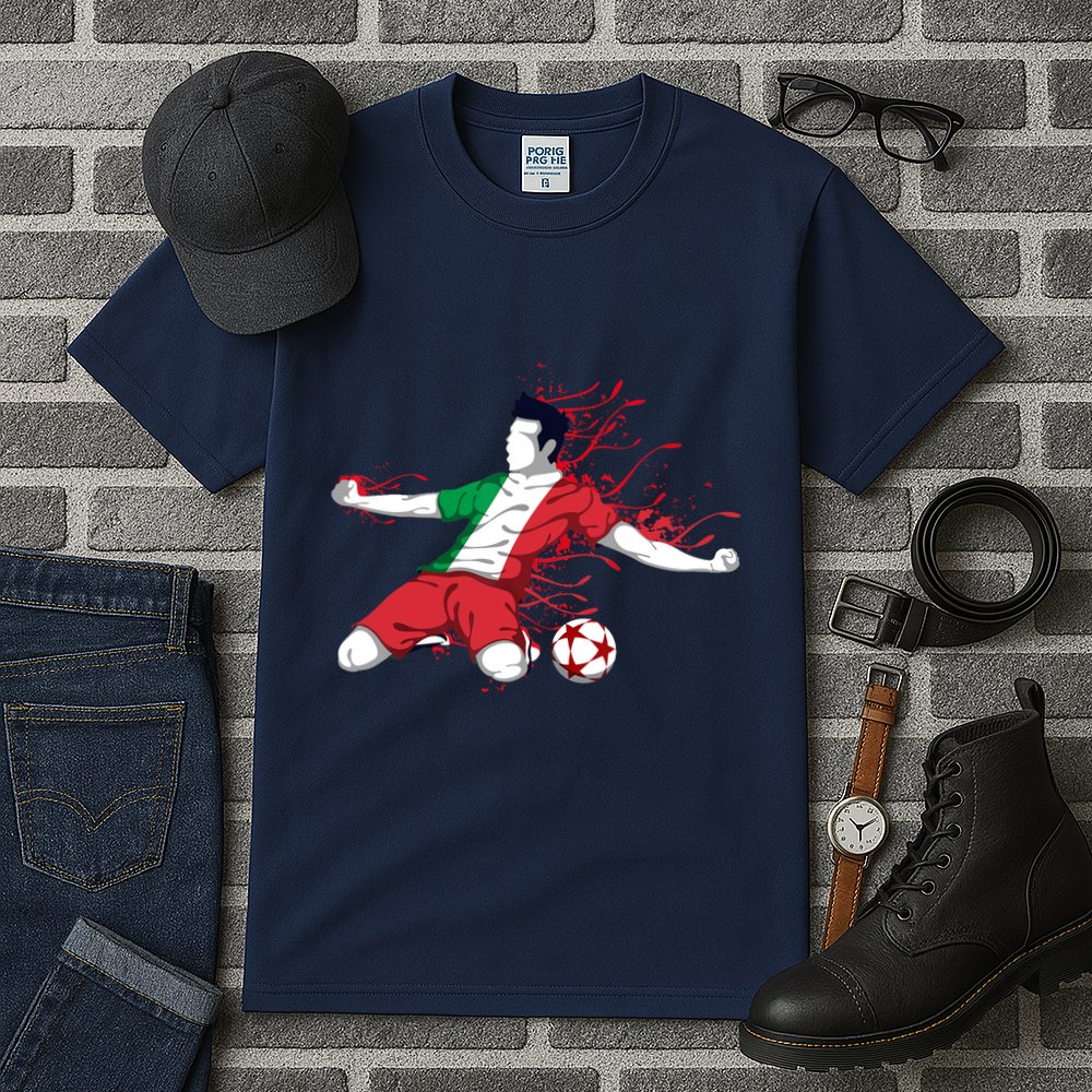 Italy National Soccer Team Jersey Italian Football Gifts Tall T-Shirt