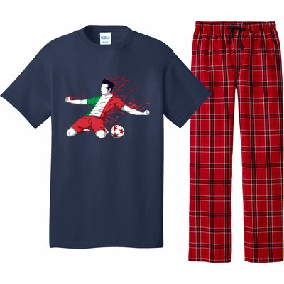 Italy National Soccer Team Jersey Italian Football Gifts Pajama Set