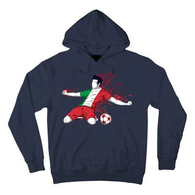 Italy National Soccer Team Jersey Italian Football Gifts Tall Hoodie